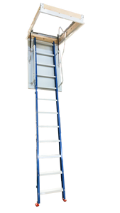 Escaleras Plegables de Aluminio Modernas y Elegantes <span class=keywords><strong>para</strong></span> Áticos y Dólmanes, con Barandilla de Acero Inoxidable, Tamaño Personalizado <span class=keywords><strong>para</strong></span> Uso Doméstico - Product Image 2