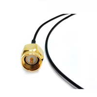 Câble coaxial micro d'usine, assemblage SMA mâle vers SMA mâle, 1,13 mm 1,37 mm LMR100 RG174, rallonge coaxiale RF pour antenne