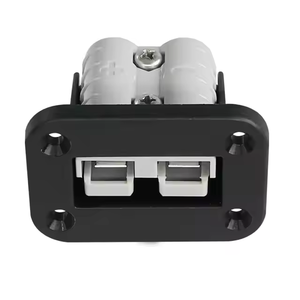 Pannello di Alimentazione Grigio da 50A con Presa a Incasso in ABS per Sistemi <span class=keywords><strong>Solari</strong></span>, Caravan, Camper, Barche e Connessioni Elettriche per Camion - Product Image 1