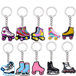 Wholesale New Pattern PVC Rubber Key Chains DIY Promotional <strong>Gift</strong> <strong>Ice</strong> <strong>Skate</strong> Key Chain Pvc Keychain 3d Cartoon - Product Image 1