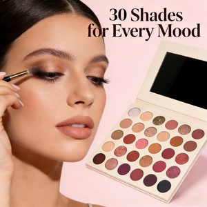 30 Colors <strong>Eyeshadow</strong> Palette Matte Shimmer Glitter Highly Pigmented Long Lasting Waterproof Eye Shadow Makeup Palette - Product Image 1