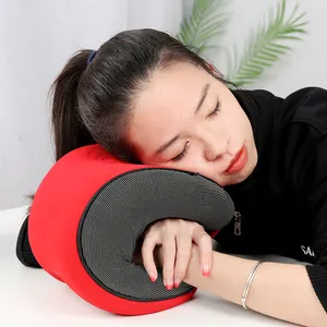 C-образная Изогнутая подушка для шеи с пенным наполнителем с эффектом памяти с полым дизайном, подушка для рук и сна для офиса