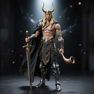 Figurine d'action anime personnalisée, articulée, <span class=keywords><strong>en</strong></span> vinyle, ABS, PVC, jouet de collection, personnage de dessin animé OEM pour les fans - Product Image 3