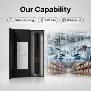 Sérum de croissance des cils et des sourcils, traitement naturel à l'huile de ricin pour des cils plus longs et plus épais, OEM ODM, étiquette privée, en vrac, FITN - Product Image 6