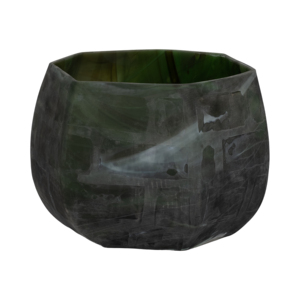 Vaso Moderno in Vetro con Silhouette Curva, Centrotavola Decorativo per Soggiorno, Casa, Camera da Letto, Vaso da Tavolo - Product Image 1