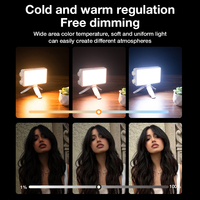 Nouvelle lampe LED portable 40W rechargeable 6400mAh OEM/ODM pour vlog, maquillage, selfie, éclairage d'appoint pour téléphone et appareil photo