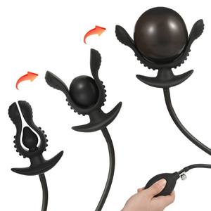 Aufblasbarer Analplug für Damen, dehnbares Sexspielzeug, Massagegerät zur Stimulation, Masturbatoren, aufpumpbarer Butt-Plug - Product Image 1