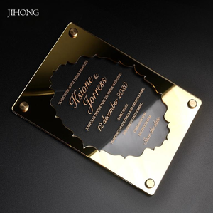 Acrylic Thiệp mời đám cưới in ấn đám cưới dấu hiệu cao cấp phong cách Châu Âu đám cưới - Product Image 2