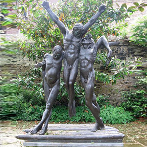 Prezzi economici all'ingrosso Customs Metal Bronze Men Statue a grandezza naturale The Three Shades Bronze <span class=keywords><strong>Les</strong></span> Trois Ombres Rodin Sculpture - Product Image 5