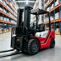 Forklift Listrik Kapasitas 3000kg Sumber Tenaga Aki untuk Pekerjaan Penyimpanan Logistik