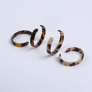 Bracelet manchette en acrylique, pour femmes et filles
