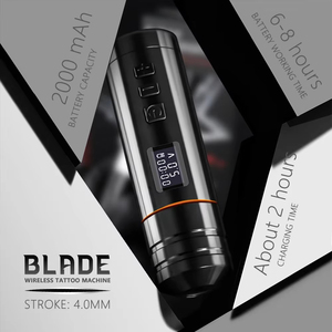 Máquina de Tatuar Inalámbrica XNET Blade con Motor sin Núcleo de <span class=keywords><strong>4.0</strong></span> mm, Batería de Litio de 2000 mAh, Pluma para Tatuar para Artistas del Tatuaje - Product Image 5