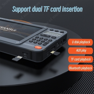 SANSUI F50 <span class=keywords><strong>Radio</strong></span> FM Portatile con Display Video, Altoparlanti Wireless, Doppio Slot per Scheda TF, Lettore Musicale MP4, E-Book - Product Image 4