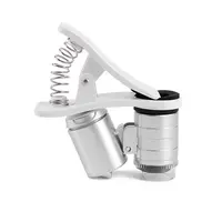 60X Mini Universal LED/UV Light Rechargeable Lamp Pocket Smart Cell Mobile Phone Microscope