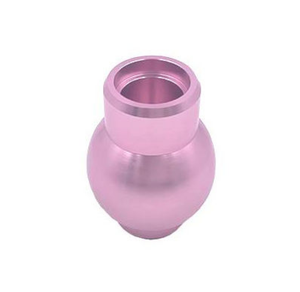 Perilla esférica de aluminio anodizado rosa de alta precisión de 3/4/5 ejes, piezas de mecanizado CNC para manija de control OEM - Product Image 5