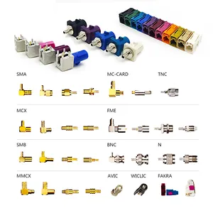 Personalização do fabricante sma mcx smb mmcx tnc fme bnc falsa antena conector de cabo