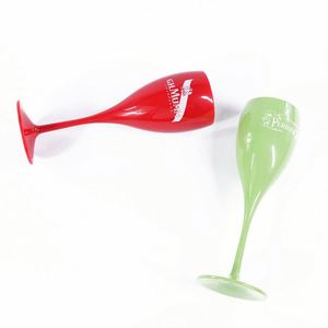 Copas de Vino de Acrílico Irrompibles de Plástico Premium Reutilizables con Logotipo Personalizado para Bodas, Copas de Champán para Fiestas - Product Image 3