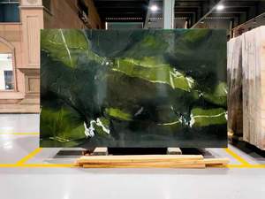 Lujo Moderno Verde Piedra Natural Cocina Isla Superficie <span class=keywords><strong>Vitoria</strong></span> Regia Cuarcita Encimera Acabado Pulido Hoteles <span class=keywords><strong>Apartamentos</strong></span> - Product Image 5