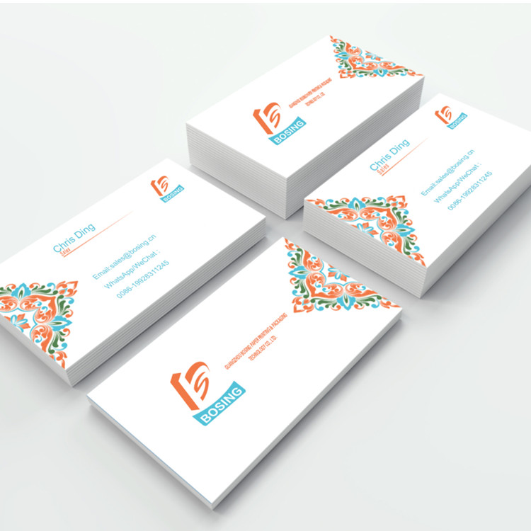 Индивидуальная форма, маленькая креативная биоразлагаемая Современная бумага для визитных карточек, роскошная