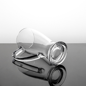 Mug en <span class=keywords><strong>verre</strong></span> transparent multi-usage <span class=keywords><strong>pour</strong></span> bière, café irlandais, thé, pub, maison, boisson, tasse élégante avec poignée en forme de sablier, <span class=keywords><strong>verre</strong></span> à bière - Product Image 2