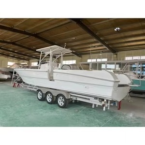 Cabine de yacht de sport à grande vitesse Luxury Ocean Cruiser Bateau de pêche en fibre de verre profond Usine pour la <span class=keywords><strong>vente</strong></span> touristique - Product Image 2
