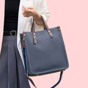 Sac fourre-tout grand format en cuir véritable pour les trajets quotidiens, sac à main pour femme, printemps, été, automne, usage quotidien, vintage, grande capacité - Product Image 5