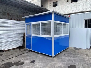 Cabina <span class=keywords><strong>de</strong></span> seguridad portátil TOPPRE, Mini cabina <span class=keywords><strong>de</strong></span> caja móvil <span class=keywords><strong>de</strong></span> fácil montaje, casa <span class=keywords><strong>de</strong></span> guardia desmontable, Guardia <span class=keywords><strong>de</strong></span> cabina <span class=keywords><strong>de</strong></span> ventas <span class=keywords><strong>de</strong></span> seguridad móvil - Product Image 3