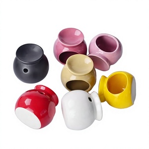 Ceramic <b>Incense</b> <b>Burner</b> Aromatic Mini Essential Oil Diffuser Colorful Round Shape All-Season Aromatherapy Holder - Product Image 4