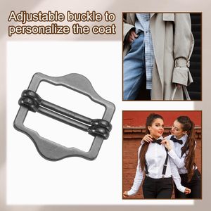 Hebilla deslizante ajustable de metal para traje, chaleco, bolso, accesorios de ferretería - Product Image 4