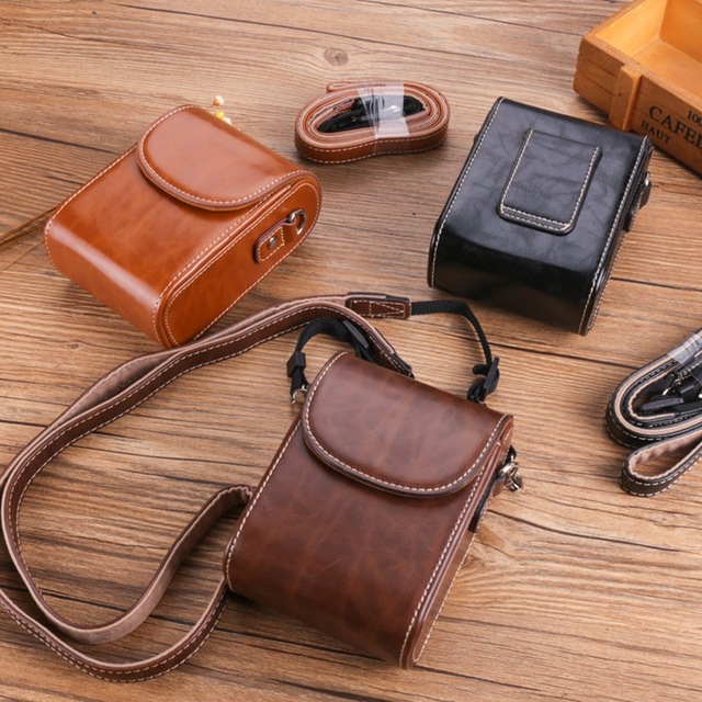 PU Leather Camera Bag for G7X3, Sony RX100, LX10, Ricoh GR3 Camera Case
