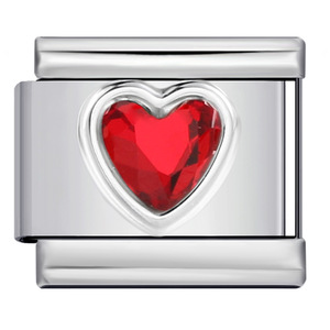 Nueva llegada módulo italiano amor corazón circón Acero inoxidable elástico DIY moda joyería encantos pulsera Accesorios - Product Image 2