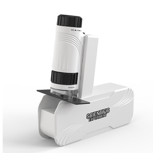 Scientific Experiment <b>Portable</b> Handheld <b>Microscope</b> 60-120X LED Light Battery Powered Teaching Science Toy for Students - Product Image 5