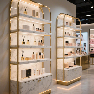 Tùy chỉnh Modular trang điểm hiển thị kệ với phong cách công nghiệp nước hoa đứng và salon hệ thống hiển thị sản phẩm - Product Image 4