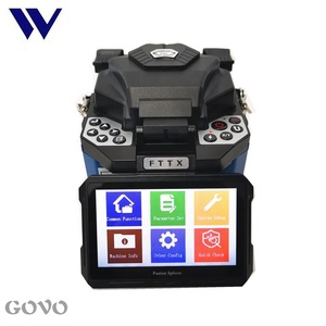 GOVO GW800S China Splicer Cheap Fiber Splicer FTTH Kits Mini Splicer Ofc <strong>Splicing</strong> <strong>Machine</strong> - Product Image 2