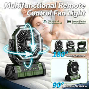 Ventilador de Mesa Portátil de Alta Velocidad <span class=keywords><strong>Berserk</strong></span> Hotel, Recargable, Mini, de Doble Uso, para Colgar en la Pared, para Exteriores - Product Image 5