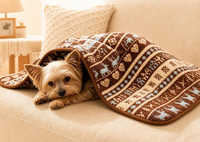 Couverture en flanelle chaude et douce pour animaux de compagnie (chats et chiens) - Vente en gros fabricant