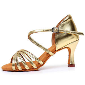 Nouvelles Chaussures Latines à Talon pour Femmes, Chaussures de Danse de Salon Salsa Classiques - Product Image 4