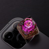Customizable Resin 3D BaoKemeng Keycap Single Manual Cross Shaft for Mechanical Keyboard
