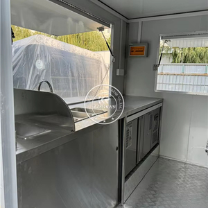 Camion de restauration remorque à tacos entièrement équipée cuisine mobile pizza café chariot camion de crème glacée barbecue remorque à aliments mobile bon marché - Product Image 5