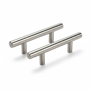 Poignée de tirage en acier pour armoire de cuisine et meubles de chambre - Product Image 1