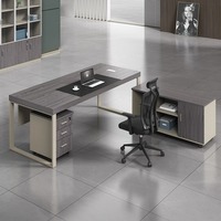 Bureau de direction LBZ-73, mobilier de bureau, bureau de patron, bureau de PDG, bureau de luxe, table de patron pour bureau, bureau de direction