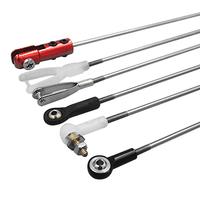 Connecteur de biellette M2x120mm en acier inoxydable, pour bateau RC, voiture, avion, hélicoptère