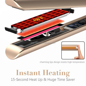 Chuyên Nghiệp Tóc Ép Tóc Hồng Ngoại Và Hơi Nước Phẳng Sắt Salon Gốm Tóc Ép Tóc Thẳng Curler Cho Kiểu Tóc - Product Image 3