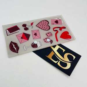 Servicio OEM de Impresión de Logotipos Personalizados, Iconos de Amor con Calor, Azulejos de Pestañas Personalizables, Especial de San Valentín - Product Image 4