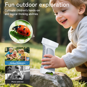 Hot bán inskam 395 1000X độ phóng đại LED kỹ thuật số giáo dục đồ chơi 2 "Màn hình thực hành học tập tò mò trẻ em Silicone lứa tuổi 2-14 + - Product Image 2