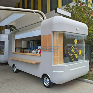 New Mobile Modern Food Trucks Standard Factory Price Can Be Customized Black Fast Food Truck for Sale - Product Image 4
