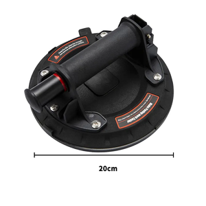 Ventosas de suelo de aleación de aluminio para azulejos de baño, elevador de ventosa de vidrio OEM personalizado, herramienta de mano con manómetro - Product Image 5