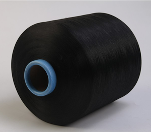 Sợi Spandex Phủ Không Khí DTY 200D/288f + 70D Bán Sỉ Màu Đen Polyester - Product Image 2