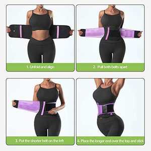 Ceinture de sudation amincissante pour femme, soutien dorsal, grande taille, pour la perte de poids, entraînement sportif et fitness, avec logo personnalisé - Product Image 4