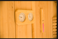 Ruang Sauna Luar Ruangan Desain Profesional 2026 Modern dengan Tungku Listrik 6kw, Uap Basah untuk 4-6 Orang, Kayu Fir Solid, Inframerah Jauh